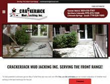 Tablet Screenshot of crackerjackmudjacking.com